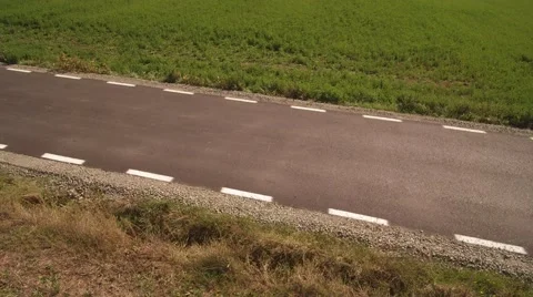 Beautifull road viewed from the side 스톡 동영상 68065131