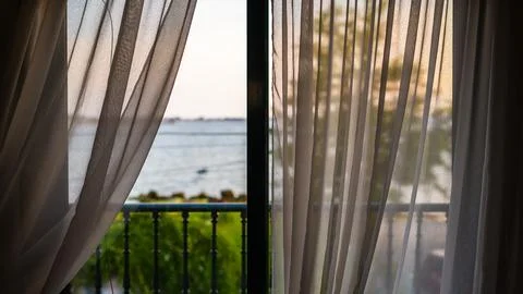 Beautifull view from a window Stock Photos