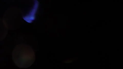Beautifully colored lights in the dark 库存影片 318665354