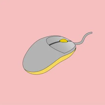 Beautifully designed computer mice Illustrazione stock