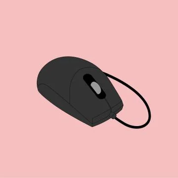 Beautifully designed computer mice Illustrazione stock