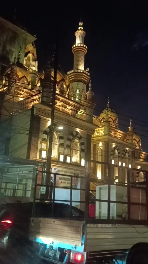 Beautifully Mosque Stock Footage 244501533