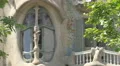 The beautifully ornamented window of Casa Batllo in Barcelona 4k or 4k+ Resolution