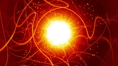 Beauty abstract waves with shine Stock Footage 10751433