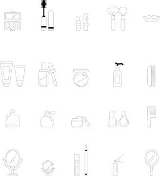 Beauty and make up icon 1 Stock Illustration