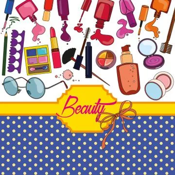 Beauty background Illustrazione stock