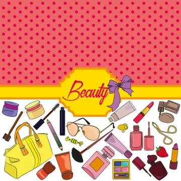 Beauty background Stock Illustration