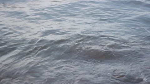 The beauty of the beach waves Stock Footage 240904034