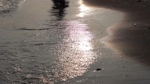 The beauty of the beach waves Stock Footage 240909370