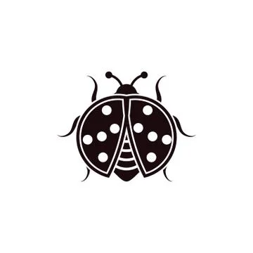 Beauty bug vector illustration icon Stock Illustration