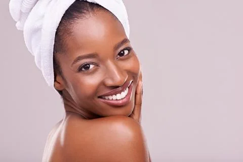 A beauty that cannot be ignored. An isolated studio portrait of a beautiful Foto stock