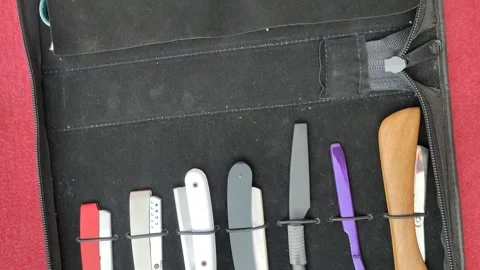 Beauty care instruments kit  Stock Footage 295124986