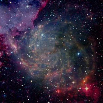 Beauty of deep space. Elements of this image furnished by NASA Illustrazione stock