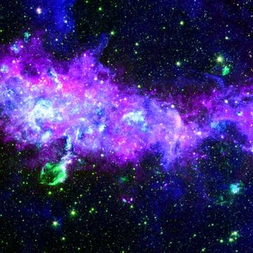 Beauty of deep space. Elements of this image furnished by NASA 库存插图