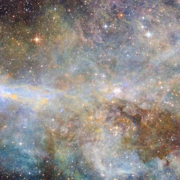 Beauty of deep space. Elements of this image furnished by NASA Illustrazione stock