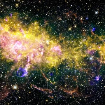 Beauty of deep space. Elements of this image furnished by NASA Stockillustratie