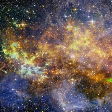 Beauty of deep space. Elements of this image furnished by NASA Stock Illustration