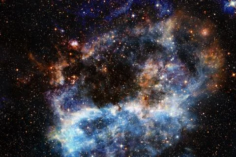 Beauty of deep space. Elements of this image furnished by NASA Stockillustratie