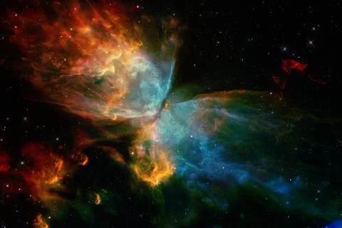 Beauty of deep space. Elements of this image furnished by NASA Illustrazione stock