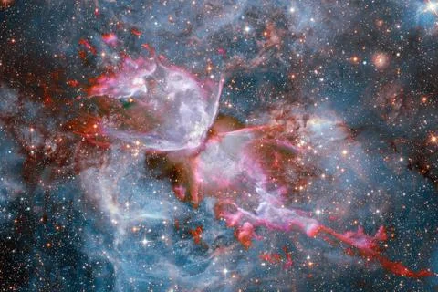 Beauty of deep space. Elements of this image furnished by NASA Stockillustratie