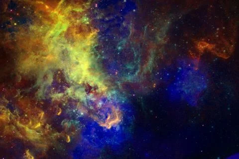 Beauty of deep space. Elements of this image furnished by NASA Stockillustratie