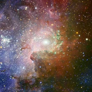 Beauty of deep space. Elements of this image furnished by NASA Foto stock