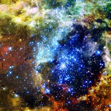 Beauty of deep space. Elements of this image furnished by NASA 库存照片