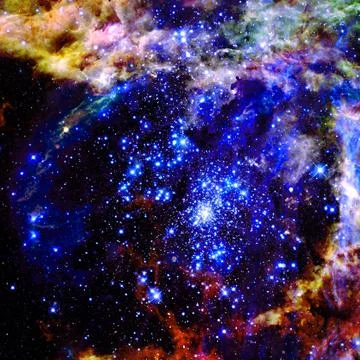 Beauty of deep space. Elements of this image furnished by NASA Foto stock