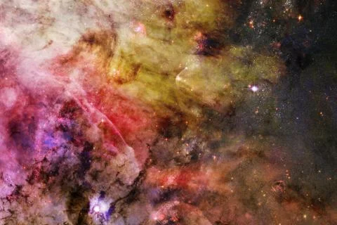 Beauty of deep space. Elements of this image furnished by NASA Foto stock