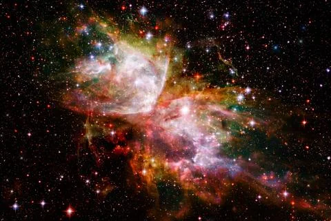 Beauty of deep space. Elements of this image furnished by NASA 库存照片