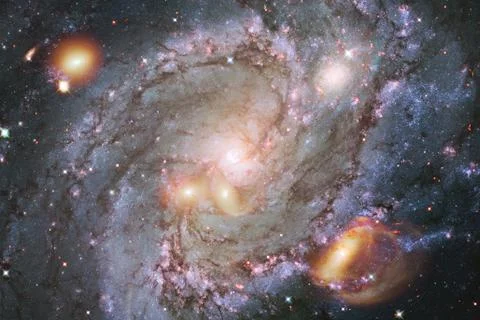 Beauty of deep space. Elements of this image furnished by NASA 写真素材