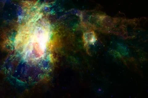 Beauty of endless cosmos. Elements of this image furnished by NASA イラスト素材