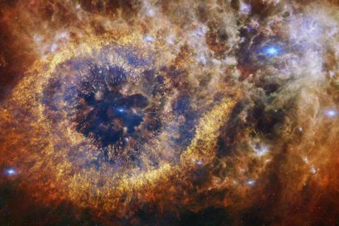 Beauty of endless cosmos. Elements of this image furnished by NASA Foto stock