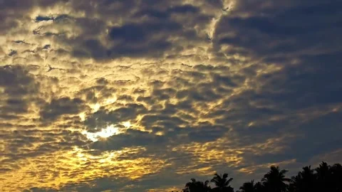 The beauty of the evening sky Stock Footage 316734821