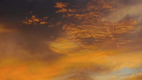 The beauty of the evening sky Stock Footage 316734826