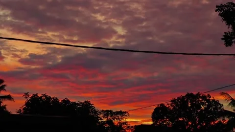 The beauty of the evening sky Stock Footage 316734828