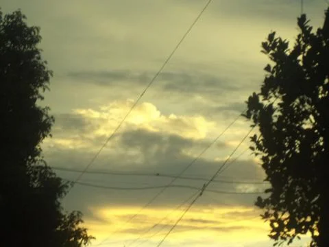 Beauty Of The Evening Sky Stock Photos