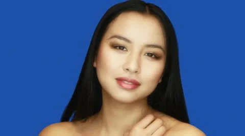Beauty Face Closeup Stock-Footage 12340449