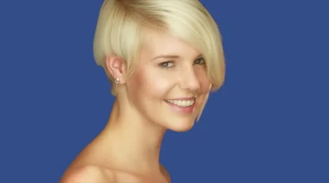 Beauty Face Closeup Stock Footage