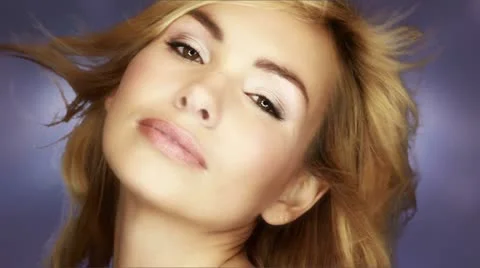 Beauty Face Closeup Stock-Footage 12367159