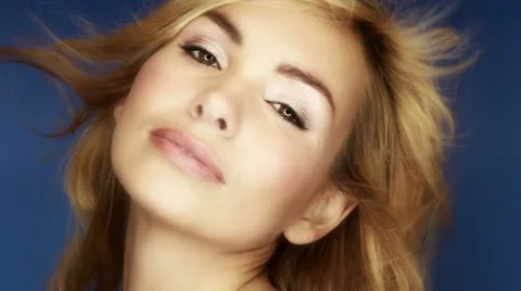 Beauty Face Closeup Stock-Footage 12367162