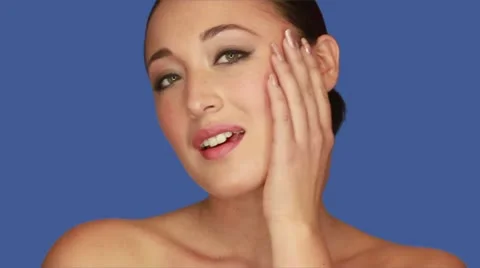 Beauty Face Closeup Stock-Footage 12367267