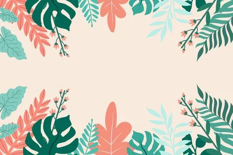 Beauty Floral Background Vector Stock Illustration