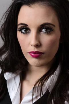 Beauty headshot Stock Photos
