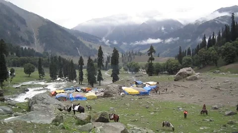 Beauty Of Kashmir Stock Footage 139350285