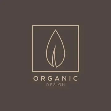 Beauty logo design Illustrazione stock