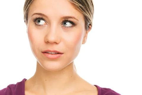 Beauty looking up Stock Photos