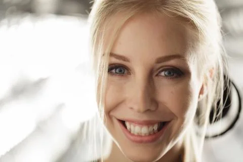 Beauty model face Stock Photos