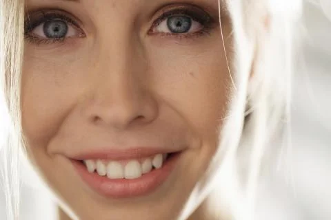 Beauty model face 库存照片