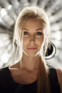 Beauty model face Stock Photos